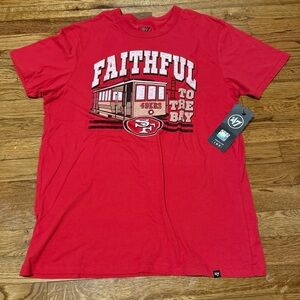 NWT- '47 Red Faithful Graphic Tee